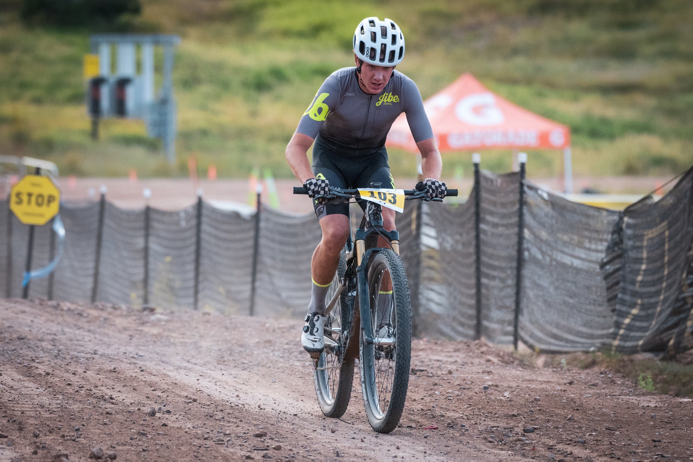 Miles Baker racing The Jibe Short Track Race at Woodward in Park City, UT.